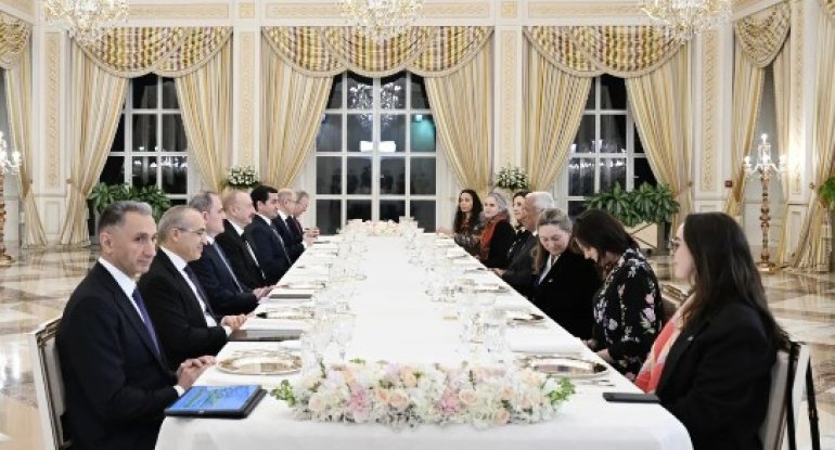 Prezidentin Koşta ilə rəsmi nahar əsnasında görüşü oldu - FOTO