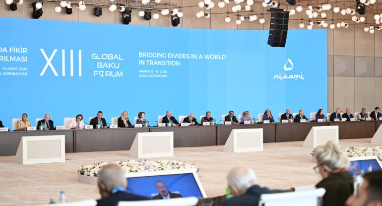 Prezident XIII Qlobal Bakı Forumunun açılış mərasimində çıxış edib - Yenilənib