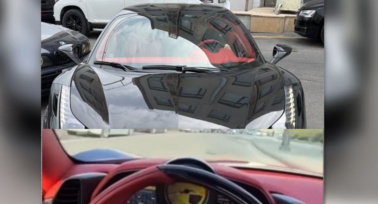 Avtobus zolağına girən &ldquo;Ferrari&rdquo; cərimə meydançasına salındı
