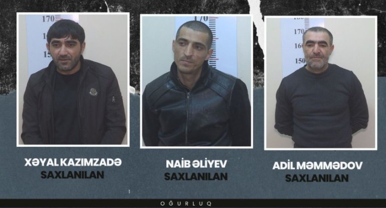 Antik əşyalar oğurlayan şəxslər saxlanıldı