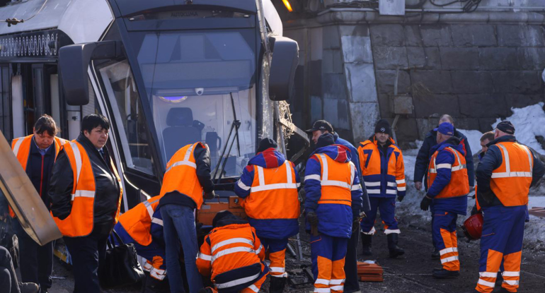 Moskvada tramvaylar toqquşdu - 22 nəfər yaralandı