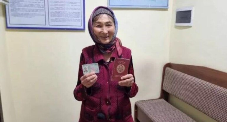Bu qadın indiyədək SSRİ pasportu ilə yaşayırmış