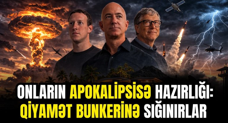 Milyarderlərin apokalipsisə hazırlağı: Qiyamət bunkerinə sığınırlar - VİDEO