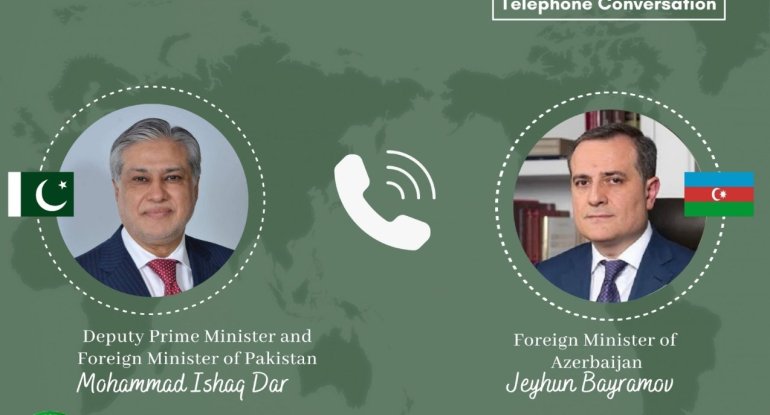 Bayramov pakistanlı həmkarı ilə danışdı