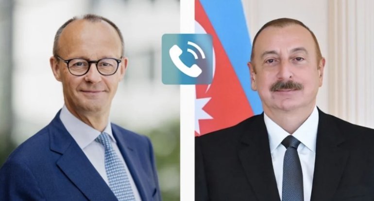 &nbsp;İlham Əliyev Fridrix Mertslə Yaxın Şərqi müzakirə edib