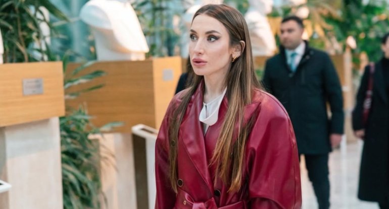 Alyona Əliyeva Beynəlxalq Muğam Mərkəzində olub - FOTO