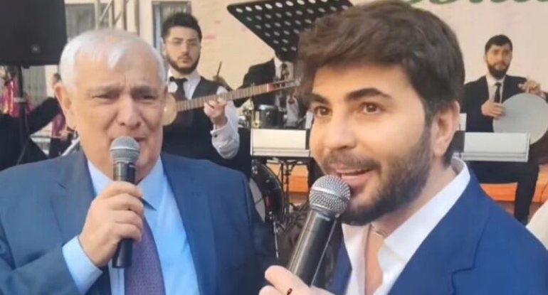 Xalq yazıçısı məşhur müğənni ilə DUET OXUDU - VİDEO