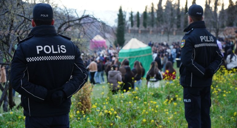 DİN: Xüsusilə insanların sıx toplaşdığı ərazilərdə nəzarət daha da artırılıb - FOTOLAR