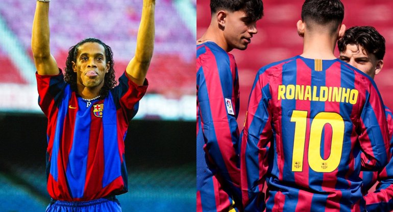 Ronaldinyoya unudulmaz jest - Məşqə onun forması ilə gəldilər - FOTO