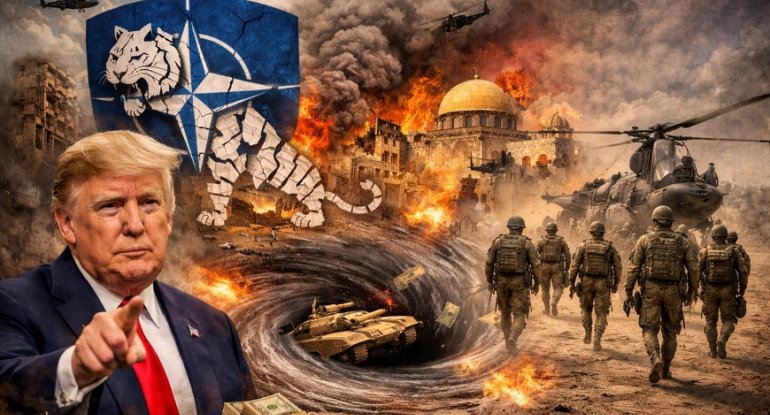 Tramp NATO-nu "kağız pələngə" çevirir: ABŞ Yaxın Şərqdə "qara dəlik" sindromu yaşayır