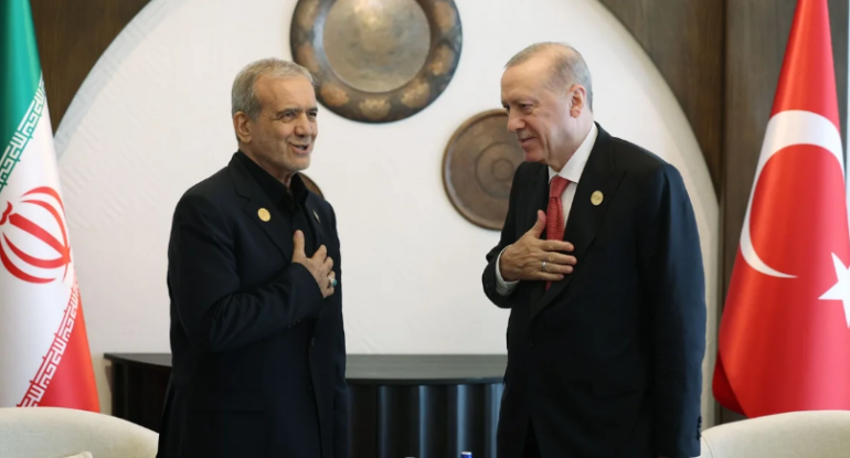 Pezeşkian Ərdoğana təşəkkür etdi