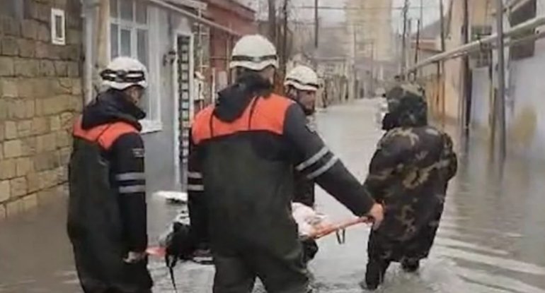 Su basmış ərazilərdən 118 nəfər təxliyə edilib - YENİLƏNİB