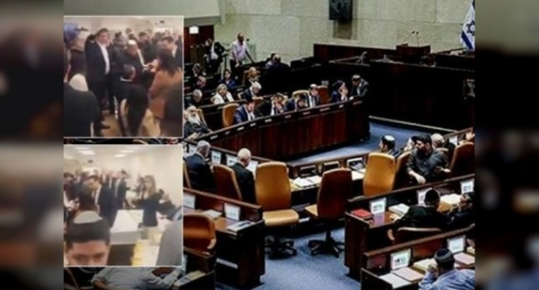Knessetdə iclas siren səsləri fonunda dayandırıldı - VİDEO