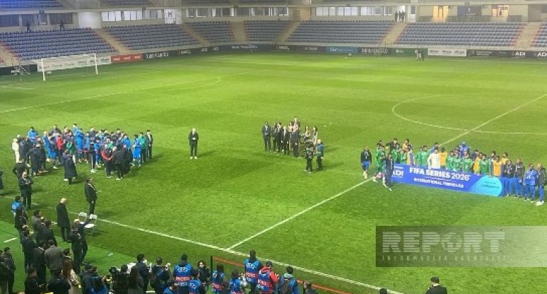 Futbol üzrə Azərbaycan millisi mükafatlandırılıb