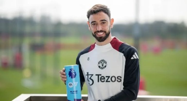 Brunu Fernandeş İngiltərədə ayın futbolçusu seçildi