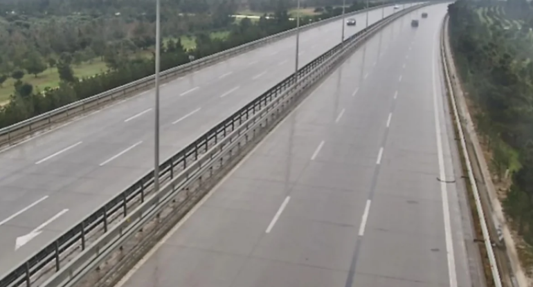 Zığ dairəsi-Hava Limanı yolunda yağışa görə endirilən sürət həddi bərpa olunub
