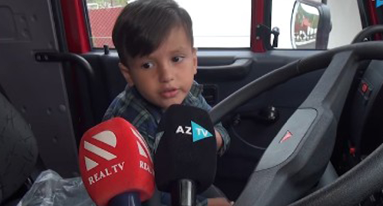 &ldquo;İlham baba mənə &ldquo;KamAZ&rdquo; göndərdi&rdquo; - VİDEO