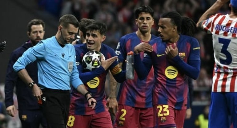 "Barselona" Çempionlar Liqasında hakimliklə bağlı şikayət verib