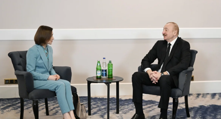 İlham Əliyev Antalyada Maya Sandu ilə görüşüb -&nbsp;YENİLƏNİB