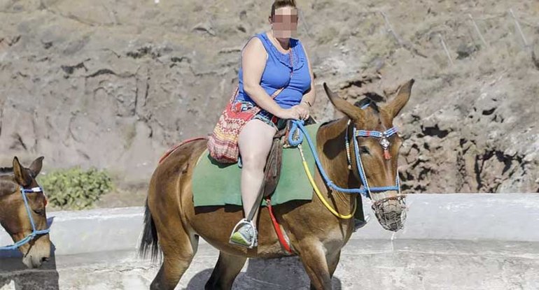 Bu ölkədə turist daşıyan eşşəklərə limit tətbiq edildi