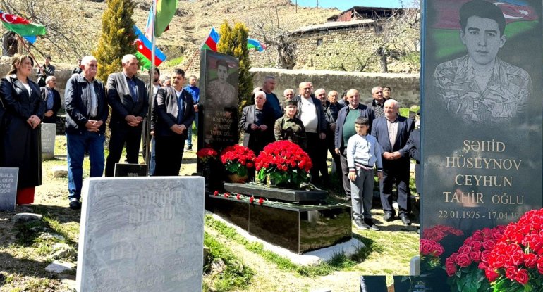 Ordubadda şəhid Ceyhun Hüseynovun xatirəsi yad edildi &ndash; FOTO