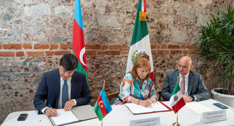 Azərbaycanla Meksika arasında memorandum imzalanıb