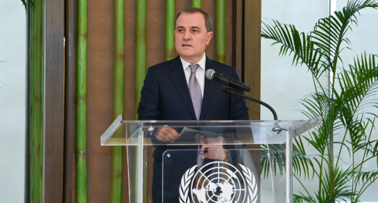 Ceyhun Bayramov BMT tədbirində Azərbaycanın çoxtərəfli əməkdaşlığa sadiqliyini bildirib