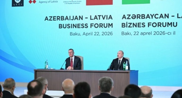 Latviya Prezidenti: Ağ Şəhər mənə çox böyük təəssürat bağışladı
