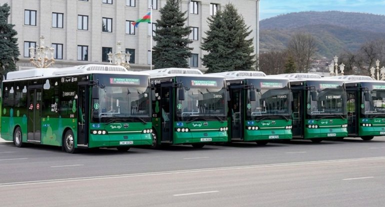 Xankəndidə avtobuslar fəaliyyətə başlayır