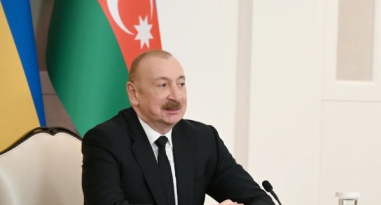 İlham Əliyev: Azərbaycan və Ukrayna qarşılıqlı olaraq ölkələrin ərazi bütövlüyünü dəstəkləyir və dəstəkləyəcək