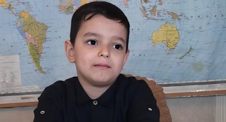 7 yaşlı Səid fitri istedadı ilə hər kəsi heyrətləndirdi