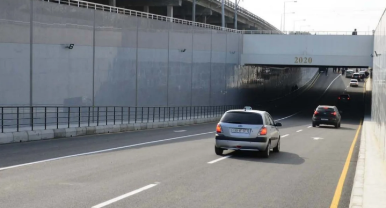 Sabunçuda tunelin kanalizasiya kollektorunda baş vermiş çökmə aradan qaldırılacaq
