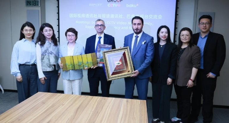 "Report" İA və Baku TV Çinin nüfuzlu CCTV+ agentliyi ilə əməkdaşlıq memorandumu imzalayıblar