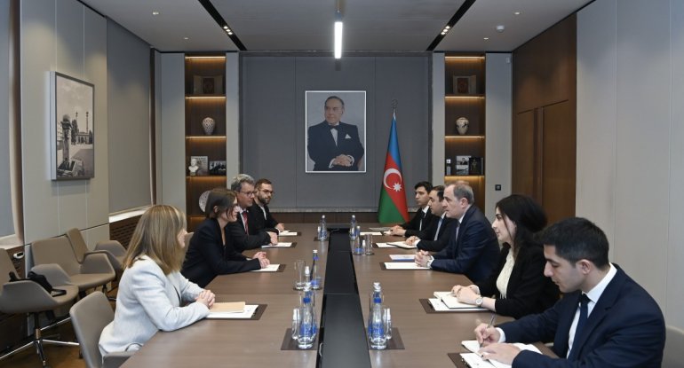 Ceyhun Bayramov Miryana Spolyariç Eggeri qəbul edib