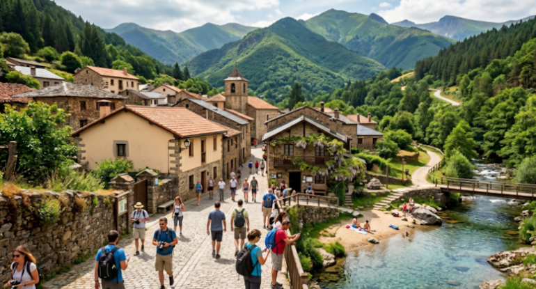 Cəmi 16 nəfərin yaşadığı bu kəndə turistlər axın edir