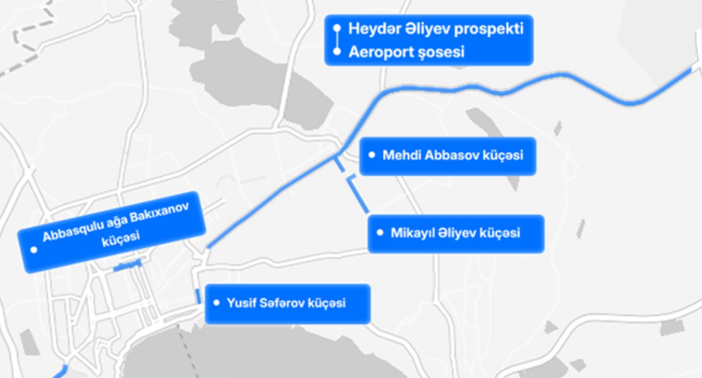 WUF13-ə görə bu yollarda xüsusi avtobus zolaqları olacaq&nbsp;- Siyahı