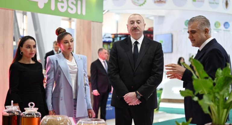 İlham Əliyev 19-cu "Caspian Agro Week" və 31-ci "InterFood Azerbaijan" sərgiləri ilə tanış olub - YENİLƏNİB