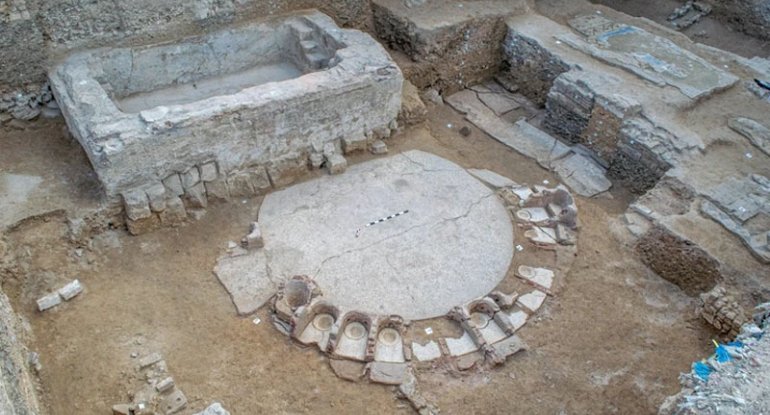 İsgəndəriyyədə nadir Roma villası və ictimai hamam aşkarlandı
