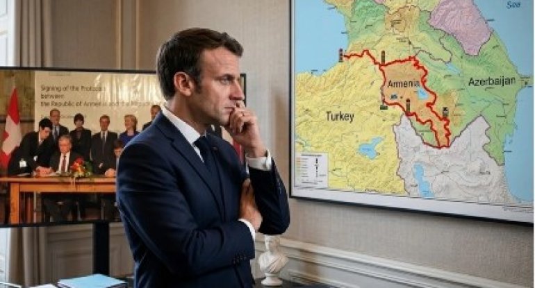Makronun planı suya düşdü: Ermənistandan Türkiyəyə getmək istəyi Bakıdan keçmədi