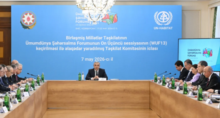 WUF13 Təşkilat Komitəsinin iclası keçirilib, hazırlıq işlərinin başa çatdırılması barədə tapşırıqlar verilib