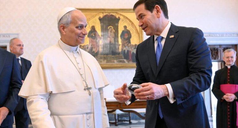 Rubio və Papa Vatikanda Yaxın Şərqdəki vəziyyəti müzakirə etdilər