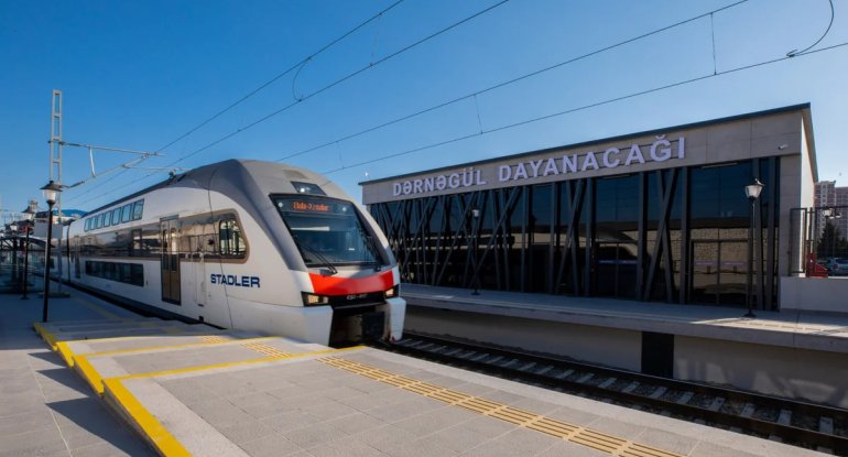 Bakıda yeni dəmiryol dayanacağı istifadəyə verildi