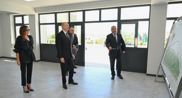 İlham Əliyev Cəbrayıl rayonunun Şükürbəyli kəndinin açılışında iştirak edib