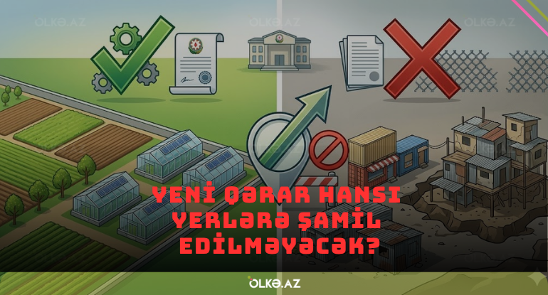 Torpaq icarəsi ilə bağlı yeni qərar hansı yerlərə şamil edilməyəcək? - Rəsmi