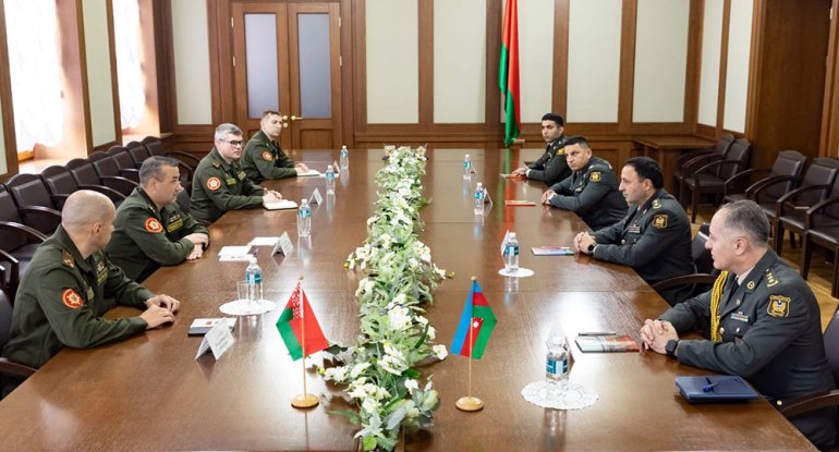 Azərbaycan və Belarus hərbi informasiya sahəsində nümayəndələrinin işçi görüşü keçirildi