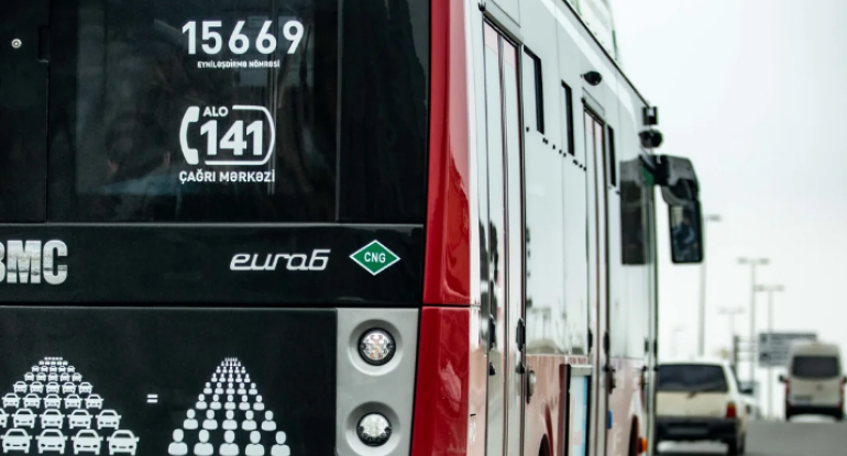 Bakıda iki müntəzəm marşrut üzrə avtobuslar yenilənir