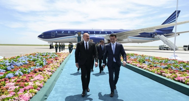 İlham Əliyev Qazaxıstanda işgüzar səfərdədir