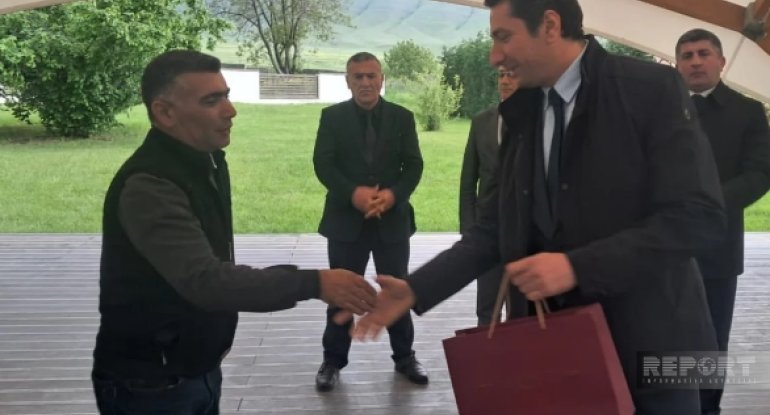 Xocalı rayonuna qayıdan daha 41 ailəyə açarlar təqdim edilib - YENİLƏNİB