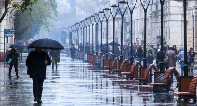 Yağıntılı hava şəraiti bu tarixədək davam edəcək - XƏBƏRDARLIQ