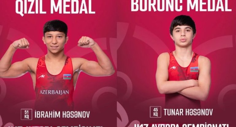 İbrahim Avropa çempionu olub, Tunar bürünc medal qazanıb